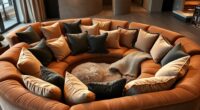 plush deep cushioning