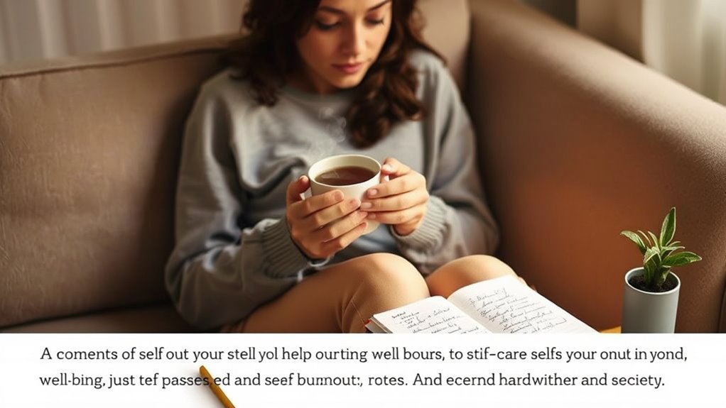 prioritize self care and resilience