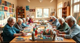 retirement art workshop opportunities