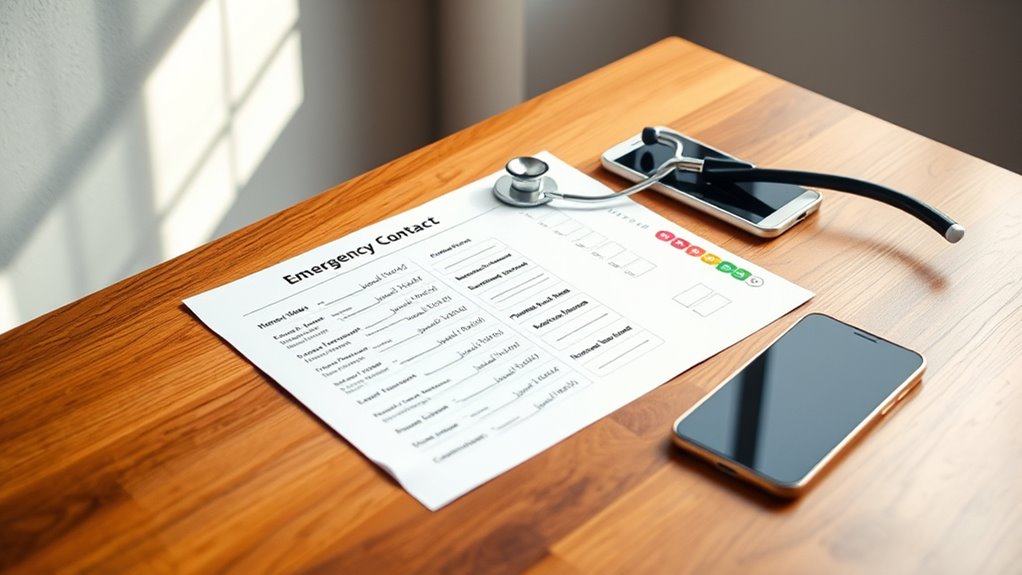 secure digital emergency contacts