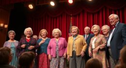 seniors engaging in theater