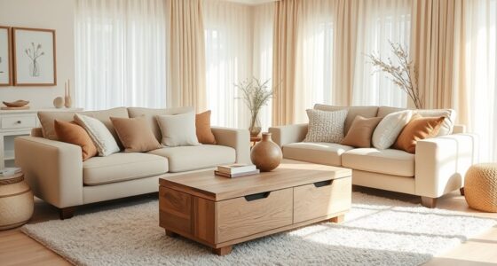 serene neutral interior design