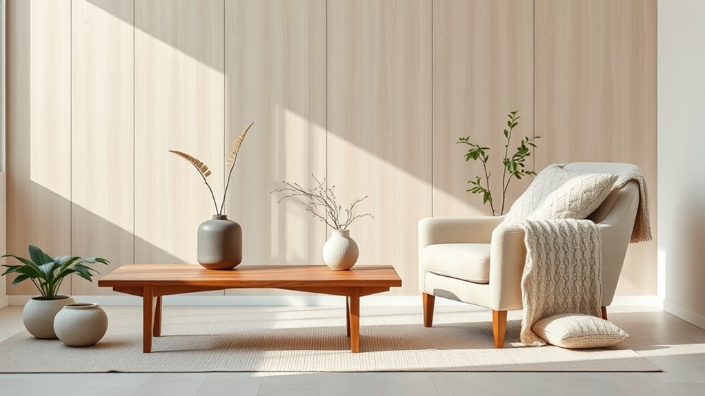 sustainable cozy minimalist design