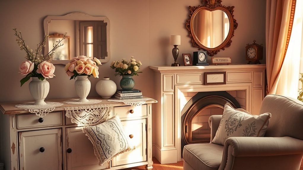 vintage charm with layered accents