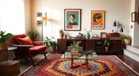 vintage modern eclectic interiors