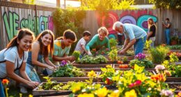 volunteering for community purpose