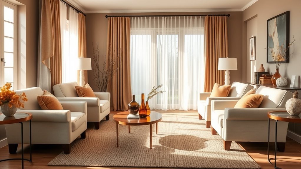 warm neutral textured layers