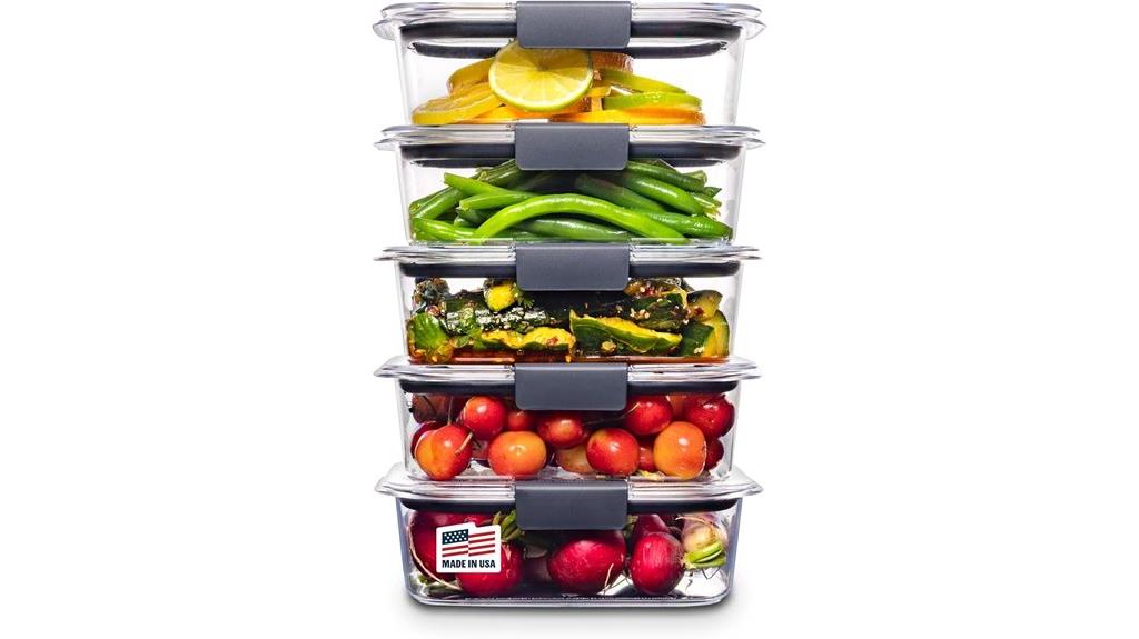 clear durable storage containers