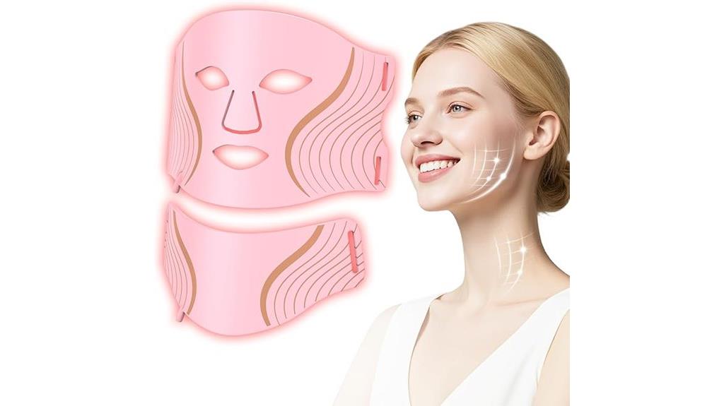 facial and neck red therapy