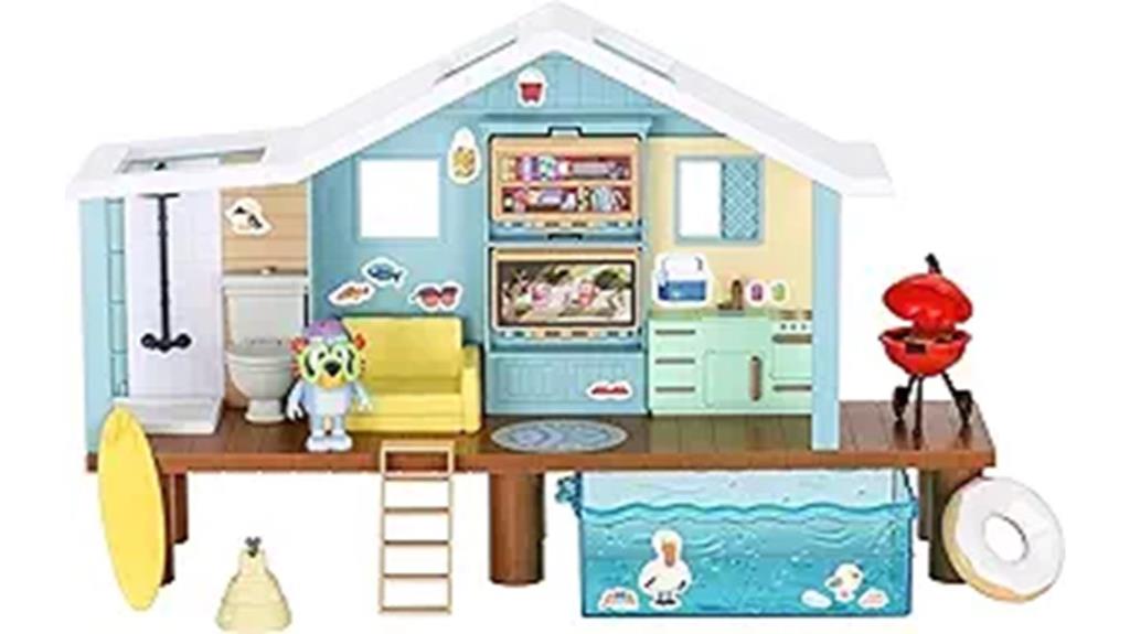 kids bluey beach playset