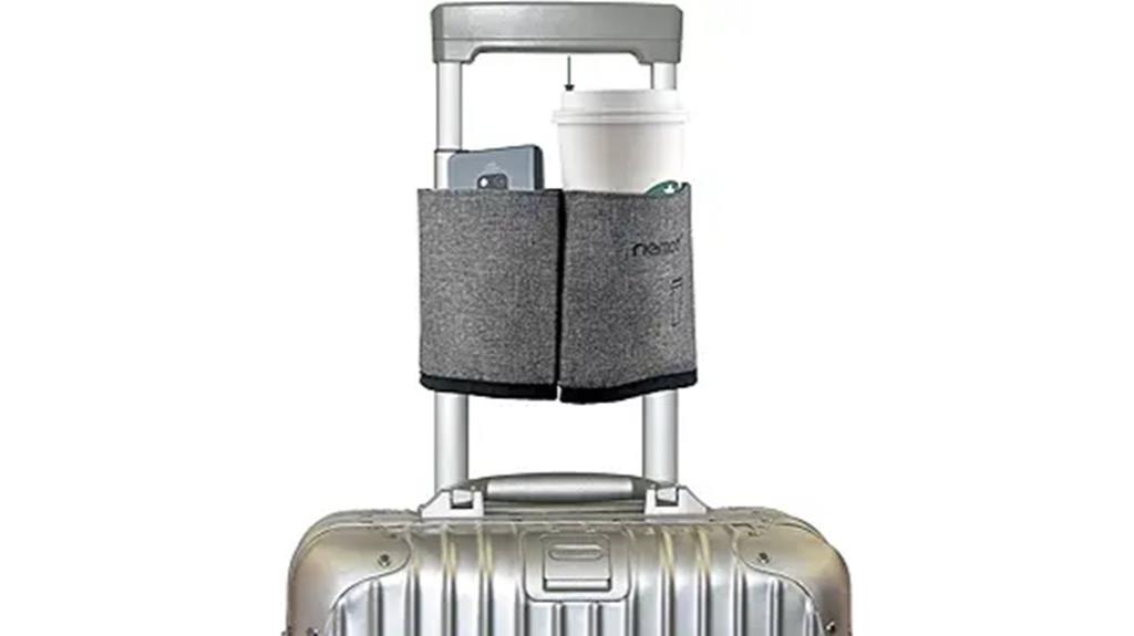 luggage compatible travel cup holder