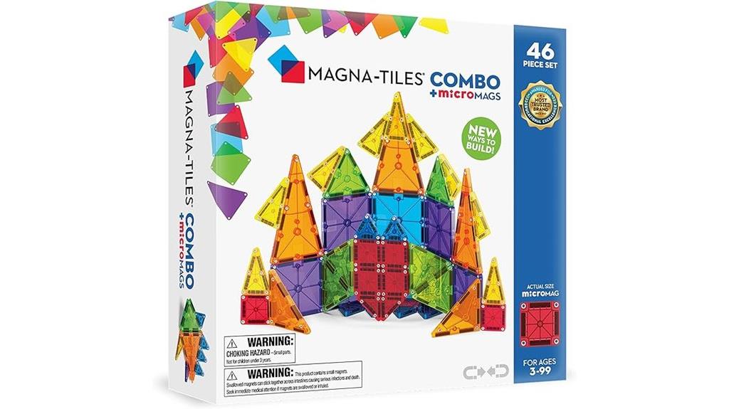 magnetic building blocks set