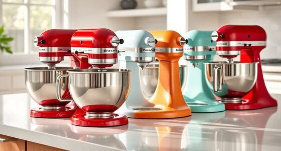 popular colorful stand mixers
