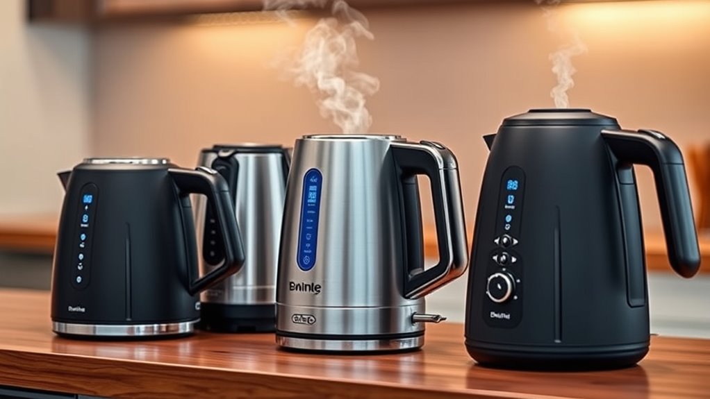 top electric kettles with temp