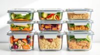 top glass food storage