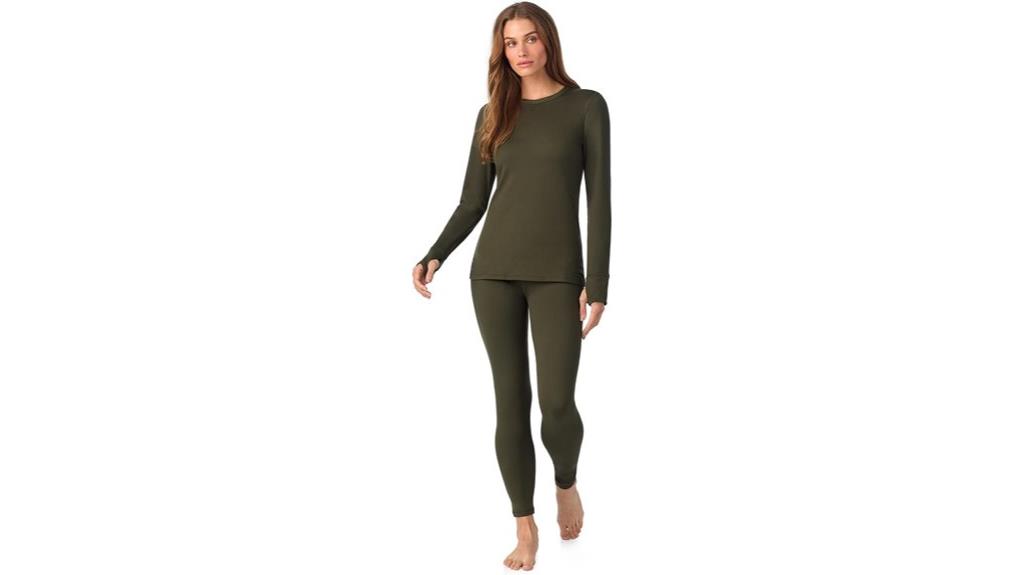 women s thermal fleece set