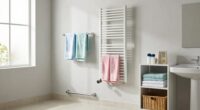 accessible towel storage placement