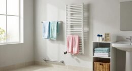 accessible towel storage placement