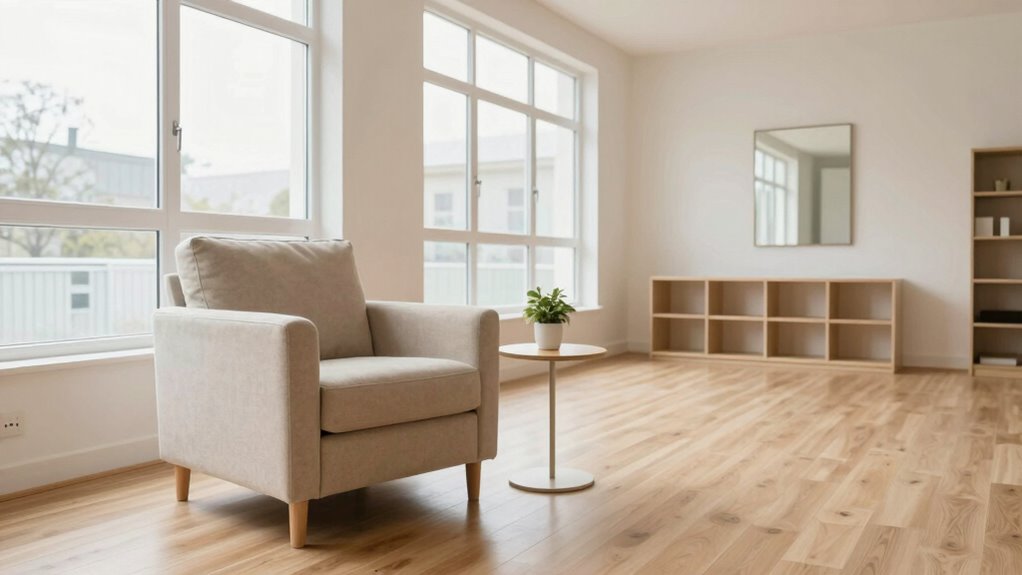 bright airy spacious interiors