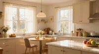 bright cheerful kitchen lighting