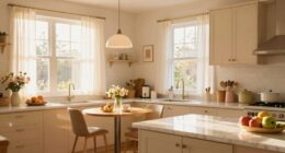 bright cheerful kitchen lighting