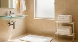 brighten warm and simplify bathrooms