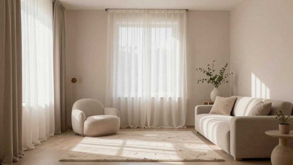 calm cohesive clutter free decor