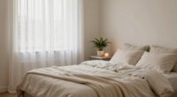 calm serene bedroom environment
