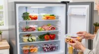 convenient frost free freezer storage