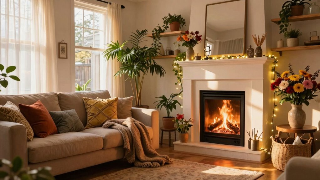 cozy warming seasonal decor