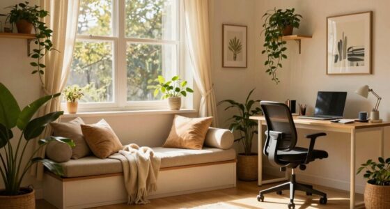 create a calming workspace