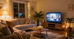 create cozy viewing spaces
