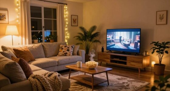 create cozy viewing spaces
