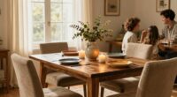 create inviting family dining space
