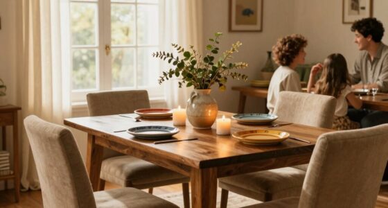 create inviting family dining space