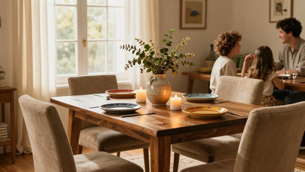 create inviting family dining space