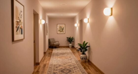 create welcoming corridor ambiance