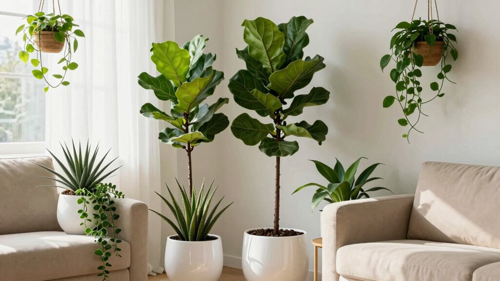 easy care air purifying plants