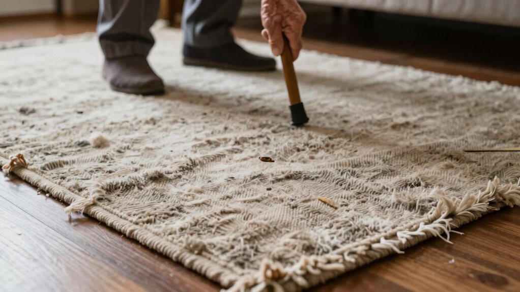 entry rugs increase fall risks