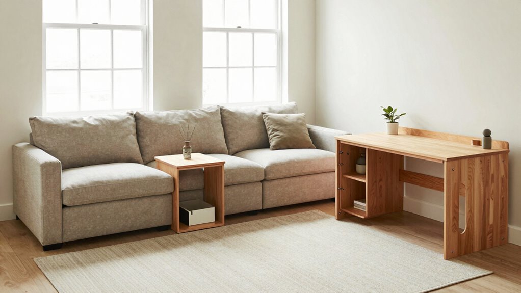 flexible organized room transformation