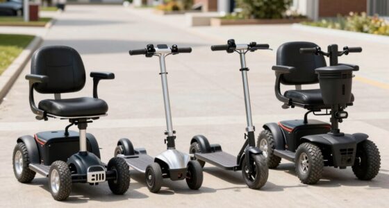 four wheel scooter stability comparison