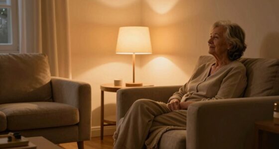 gentle lighting enhances comfort