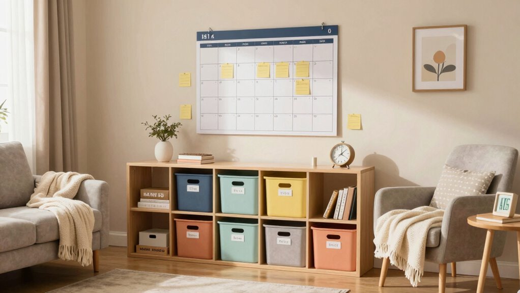 lighting storage layout sensory