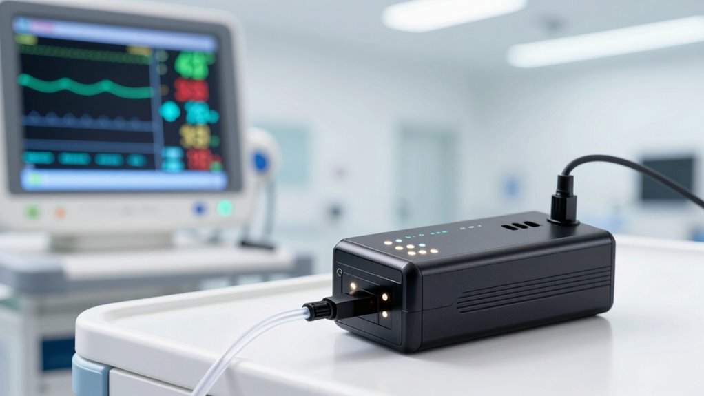 medical device power backup