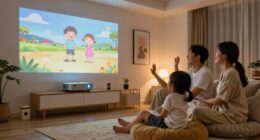 portable projectors for family movie nights