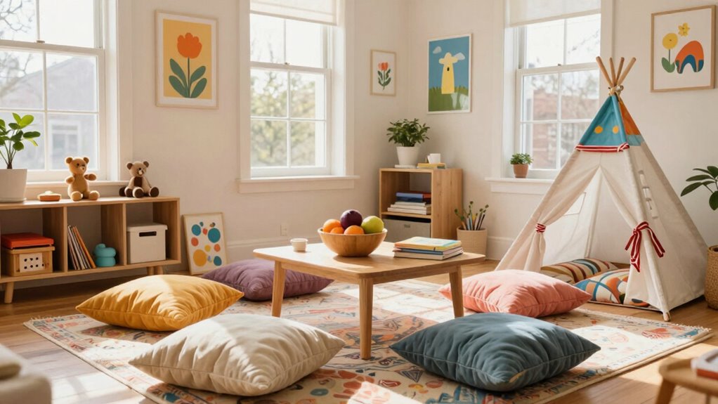 safe and cozy play spaces