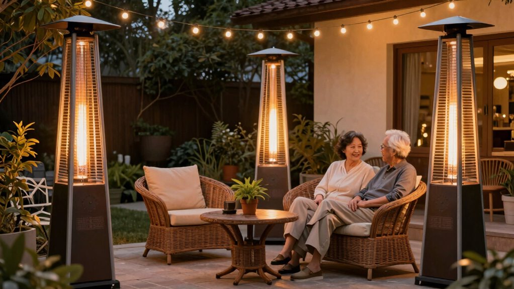 safe efficient outdoor heating