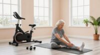 senior friendly home workout adaptations