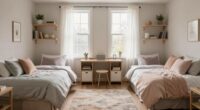 shared bedroom organization tips