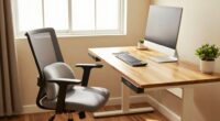 supportive ergonomic home setup